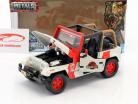Jeep Wrangler ano de construção 1992 filme Jurassic World 2015 vermelho / branco 1:24 Jada Toys