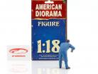 mecânico Doug enchimento motor óleo 1:18 americano Diorama