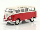 Volkswagen VW Samba Bus rot / weiß 1:24 Maisto