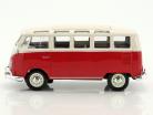 Volkswagen VW Samba autobus rosso / bianco 1:24 Maisto