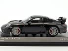 Porsche 911 (991 II) GT3 year 2017 black 1:43 Minichamps