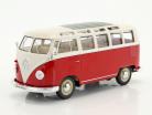 Volkswagen VW T1 Samba autobus Anno di costruzione 1963 rosso / Bianco 1:24 Welly