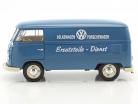 Volkswagen VW T1 Bus Spare parts service year 1963 blue / White 1:18 Welly