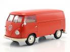 Volkswagen VW T1 Bus van year 1963 red 1:18 Welly