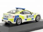 Toyota GT86 politi Sverige Opførselsår 2013 hvid / gul / blå 1:43 JCollection