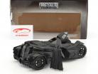 Batmobile Arkham Knight (2015) with figure Batman black 1:24 Jada Toys