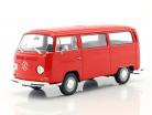 Volkswagen VW T2 bus Opførselsår 1972 rød 1:24 Welly