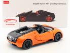 Bugatti Veyron 16.4 Grand Sport Vitesse arancione / nero 1:18 Rastar