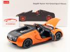 Bugatti Veyron 16.4 Grand Sport Vitesse оранжевый / черный 1:18 Rastar