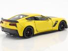 Chevrolet Corvette Z06 année de construction 2017 jaune 1:24 Welly