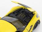 Chevrolet Corvette Z06 Bouwjaar 2017 geel 1:24 Welly