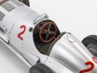 Hermann Lang #2 Mercedes Benz W125 Donington GP Formule 1 1937 1:18 CMC