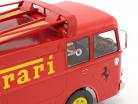 Fiat Bartoletti 306/2 Racing transportør Ferrari JCB Racing rød 1:18 Norev