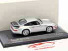Porsche 911 (964) Turbo Opførselsår 1990 sølv metallisk 1:43 Minichamps