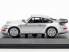 Porsche 911 (964) Turbo ano de construção 1990 prata metálico 1:43 Minichamps