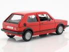 Volkswagen VW Golf Mk1 GTI ano de construção 1979 vermelho 1:24 Bburago