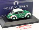 Volkswagen VW coléoptère 1200 police Allemagne année de construction 1977 vert / blanc 1:43 Atlas