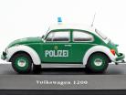 Volkswagen VW Käfer 1200 Polizei Deutschland Baujahr 1977 grün / weiß 1:43 Atlas