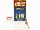 La chica del calendario julio en bikini 1:18 American Diorama