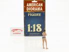 calendar girl décembre en bikini 1:18 American Diorama