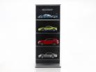acryl vitrine für 4 modelauto&#39;s in schaal 1:87 zwart Minichamps