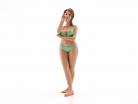 Calendar Girl Agosto em bikini 1:18 American Diorama