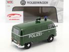Volkswagen VW Type 2 T1 van police green 1:24 MotorMax