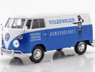 Volkswagen VW Type 2 T1 furgoneta VW servicio al cliente azul / blanco 1:24 MotorMax