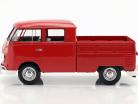 Volkswagen VW Type 2 cabine dupla vermelho 1:24 MotorMax