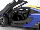 McLaren P1 GTR anno di costruzione 2015 blu metallico / giallo 1:18 AUTOart
