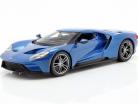 Ford GT Bouwjaar 2017 blauw metaalachtig 1:18 Maisto