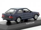 Ford Escort anno di costruzione 1981 blu scuro 1:43 Minichamps
