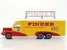 Bernard 28 elektrisch vrachtwagen Pinder circus Bouwjaar 1951 geel / rood 1:43 Direkt Collections