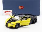 Bugatti Chiron anno di costruzione 2017 giallo / nero 1:18 AUTOart