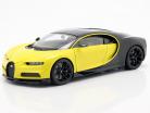 Bugatti Chiron Baujahr 2017 gelb / schwarz 1:18 AUTOart