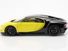 Bugatti Chiron Bouwjaar 2017 geel / zwart 1:18 AUTOart