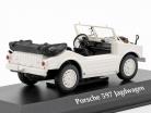 Porsche 597 jagt bil Opførselsår 1954 hvid 1:43 Minichamps