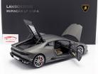 Lamborghini Huracan LP610-4 Jaar 2014 titanium mat grijs 1:12 AUTOart