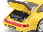 Porsche 964 Turbo amarelo 1:18 Welly