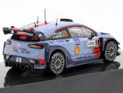 Hyundai i20 Coupe WRC #5 gagnant Rallye Tour de Corse 2017 Neuville, Gilsoul 1:43 Ixo