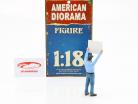 Reflektorenhalter Figur 1:18 American Diorama