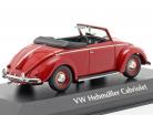 Volkswagen VW Hebmüller Cabriolet Baujahr 1950 rot 1:43 Minichamps