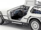3 Car Set DeLorean DMC-12 Back to the Future Part 1-3 1985-90 1:24 Welly