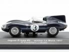 Jaguar D-type #3 победитель 24h LeMans 1957 Flockhart / Bueb 1:43 Ixo