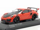 Porsche 911 (991 II) GT2 RS ano de construção 2018 lava laranja 1:43 Minichamps