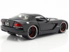 Letty's Dodge Viper SRT 10 Movie Fast and Furious 7 (2015) black 1:24 Jada Toys