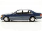Mercedes-Benz S500 (W140) ano de construção 1994-98 Azurit azul / cinza 1:18 iScale