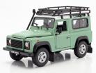Land Rover Defender avec toit étagère vert / blanc 1:24 Welly