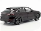 Porsche Cayenne Turbo Coupe 2019 mahogany brown metallic with showcase 1:18 Norev