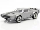 Dom's Ice Dodge Charger R/T Fast and Furious 8 серебряный 1:24 Jada Toys